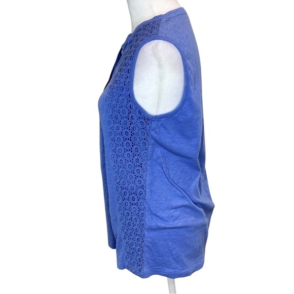 J Crew Factory Sleeveless Lace Detail Top Size S - Picture 4 of 10